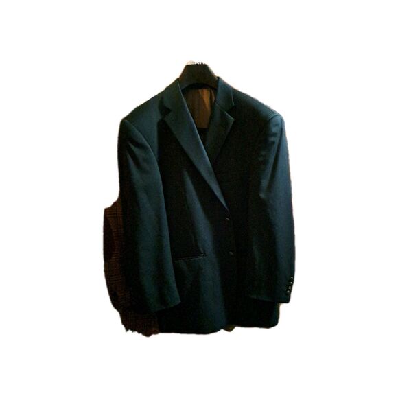 Paul Fredrick Classic Fit Men Green Wool Blazer Sport Coat Size 43 S - Picture 5 of 5